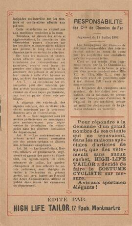 Διαφημιστικό φυλλάδιο “Utile dulci, petit mémento de poche” 15