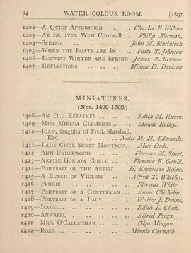 The exhibition of the Royal Academy of Arts 90